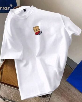 Manfinity Hypemode Men Summer Cute Cartoon Printed Round Neck Short Sleeve Casual TShirt, Boyfriend Gift, For Going Out (free size)